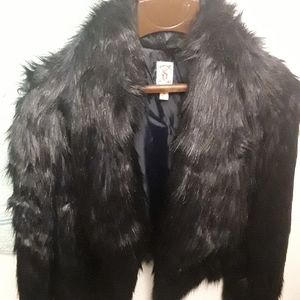 Decree Black Fur Coat...